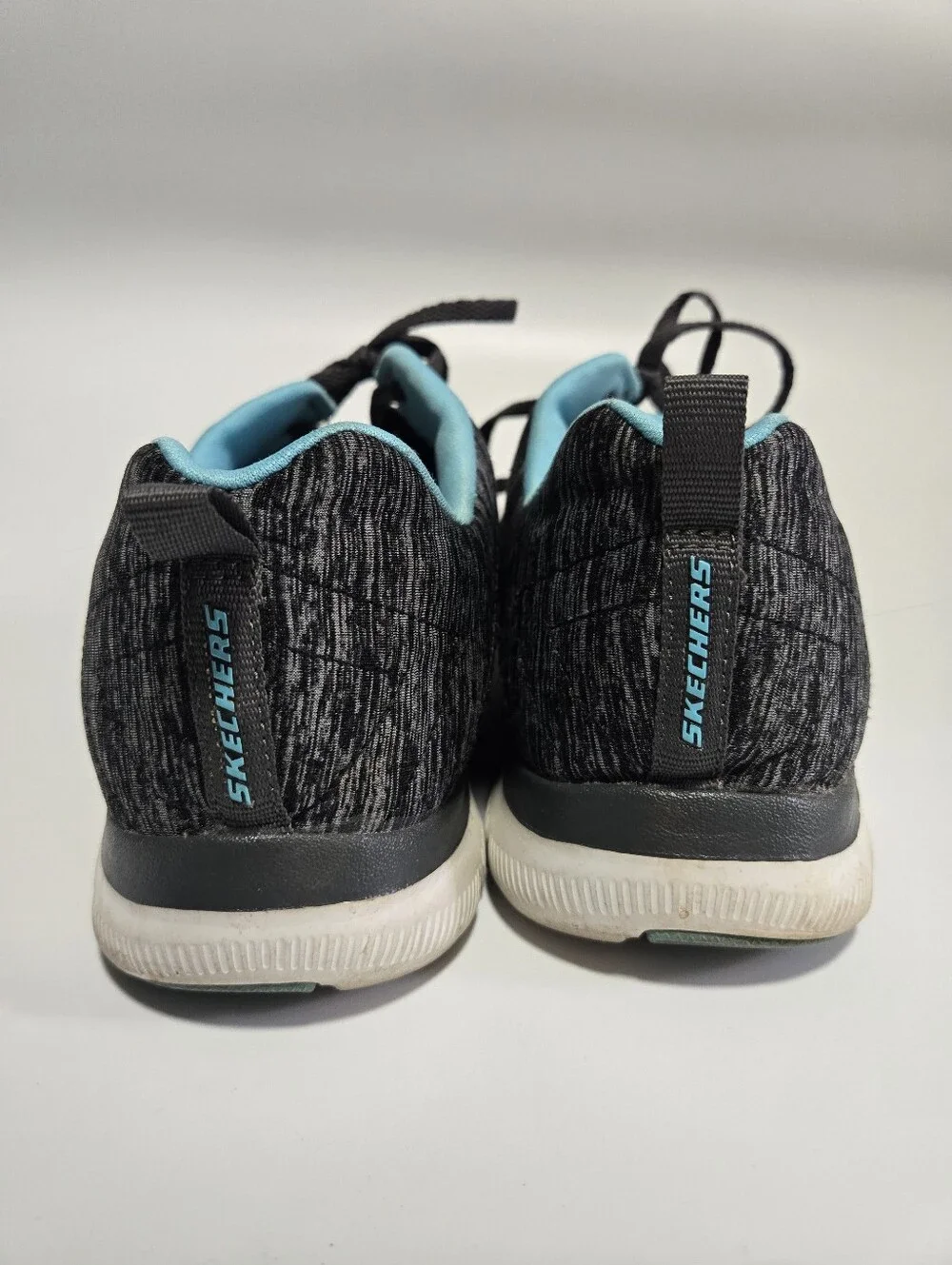 Skechers Flex Appeal 2.0 Lightweight Sneakers Size 10 Gray Blue